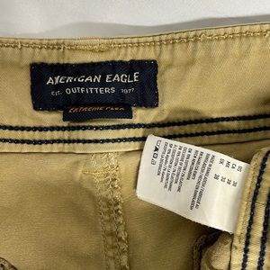 American Eagle.  Extreme Flex.  Size 38. Khaki shorts